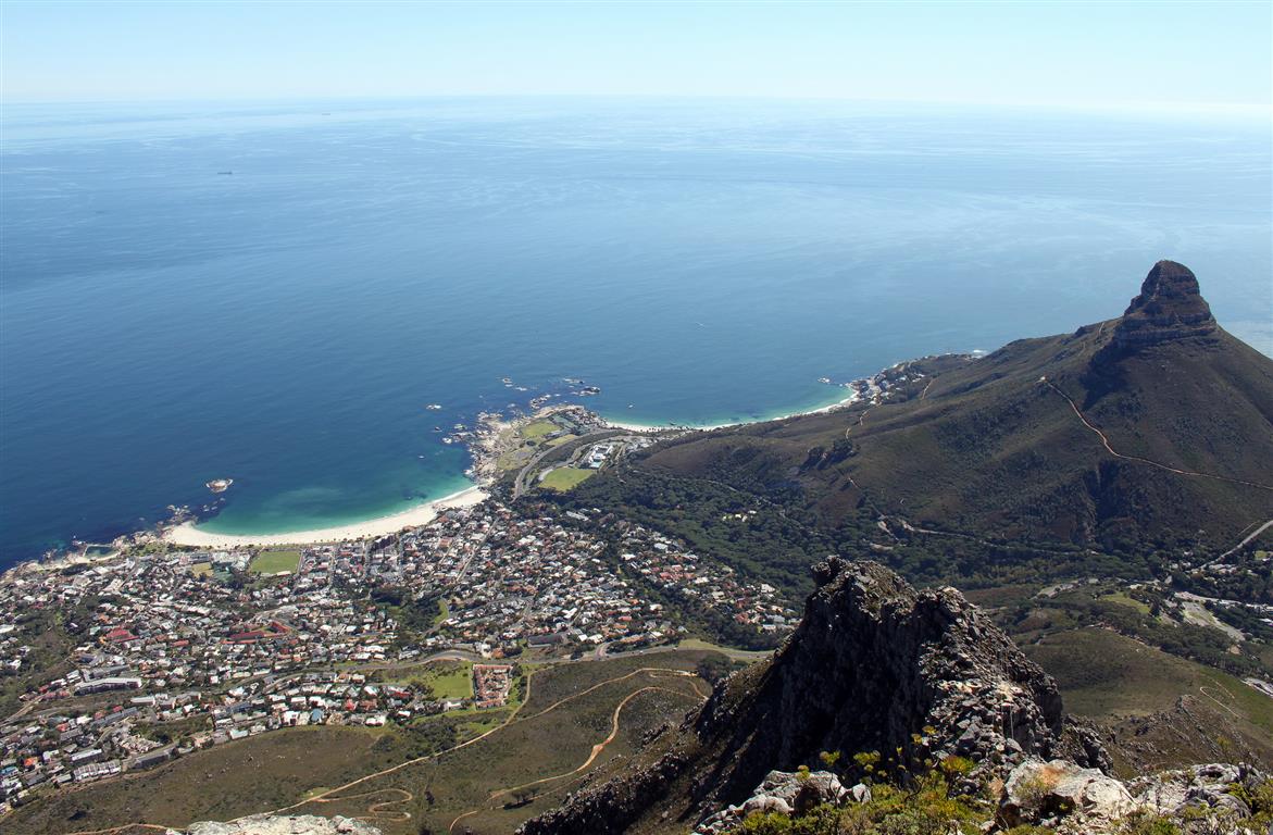 Lion’s Head Mountain over Cape Town, South Africa 